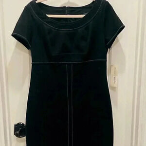 EVAN-PICONE Black Dress  Size 12 with detailing